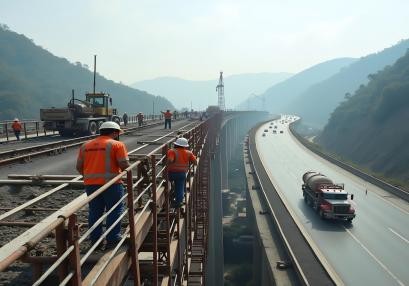 編制湖南公路安全評價報告中，對跨越工程施工期間的交通組織方案有哪些具體要求？